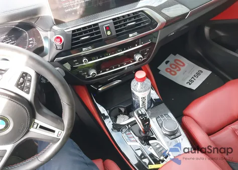 2021 BMW X3 M z USA, uszkodzony, nr VIN 5YMTS0C03M9E99584